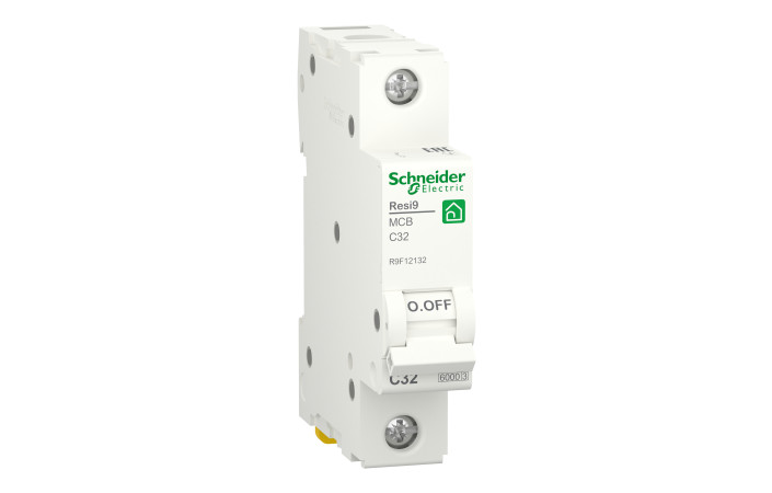 Автоматичний вимикач RESI9 32 А, 1P, крива С, 6кА - Зображення shnider_R9F12132_Image.jpg