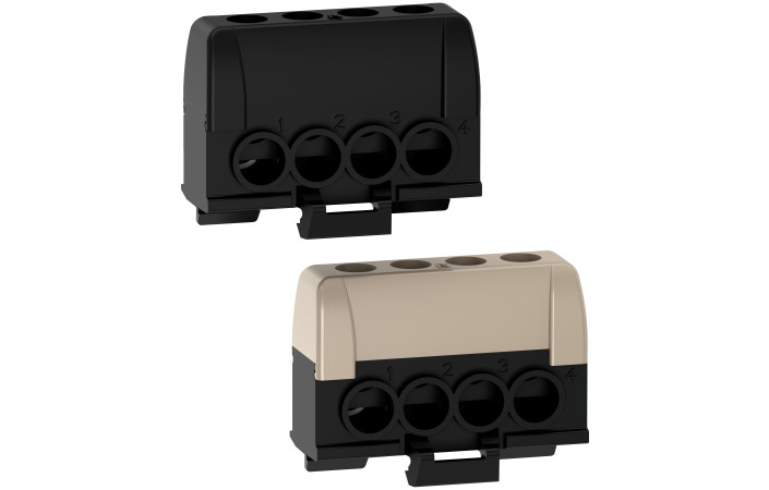 Комплект клемних блоків Ph-Ph, 8 виходів, 63А - Зображення shnider_R9H13405P_Image.jpg