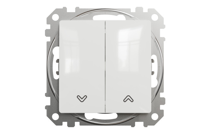 Вимикач для жалюзі Білий Sedna Design - Зображення shnider_SDD111104_IOP-front_CL.jpg