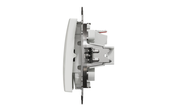 Двоклавішний вимикач Білий Sedna Design - Зображення shnider_SDD111105_IOP-right_WD20.jpg