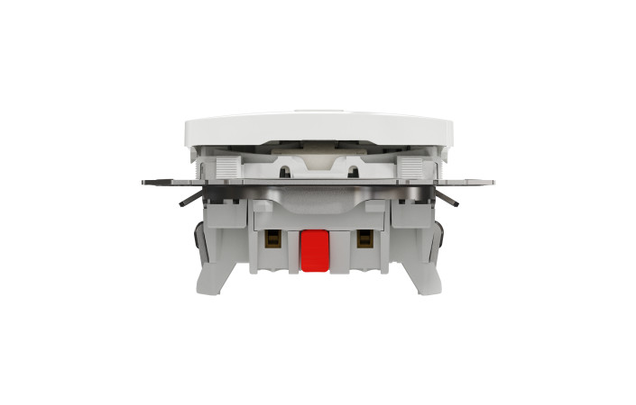 Одноклавішний перехресний перемикач з підсвіткою Sedna Design, білий - Зображення shnider_SDD111107L_IOP-bottom_WD20.jpg