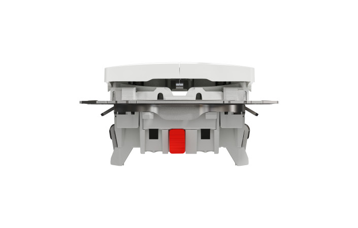 Кнопковий двоклавішний вимикач 10A, білий, Sedna Design & Elements - Зображення shnider_SDD111118_IOP-bottom_WD20.jpg