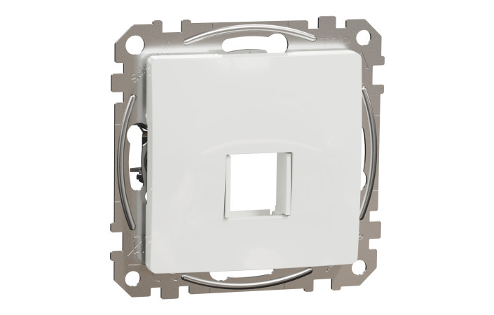 Центральна плата для одинарного роз'єму Keystone, біла, Sedna Design - Зображення shnider_SDD111421_IOP-def_WD20.jpg