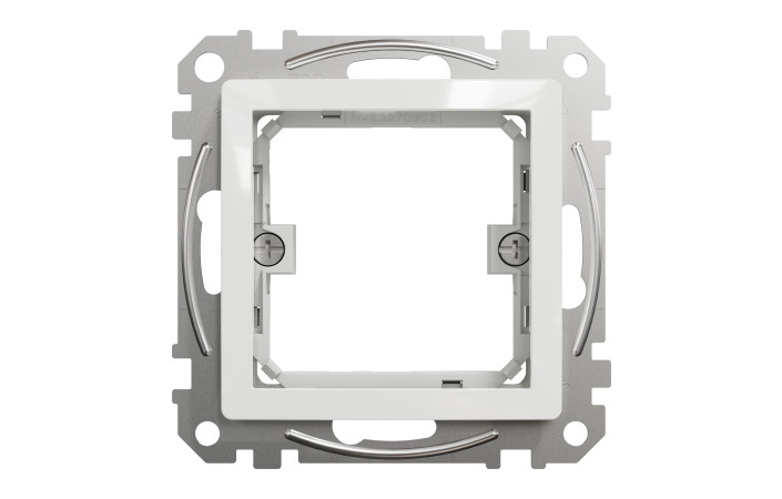 Адаптор Sedna Design & Elements 45х45 для Unica New, білий - Зображення shnider_SDD111905_IOP-front_WD20.jpg