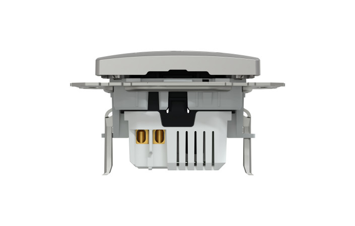 USB розетка, Sedna Design & Elements, тип A+C, 3 A, 21 Вт, алюміній - Зображення shnider_SDD113405_IOP-bot_CL.jpg