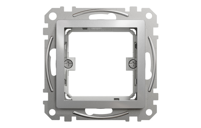 Адаптор Sedna Design & Elements 45х45 для Unica New, алюміній - Зображення shnider_SDD113905_IOP-front_WD20.jpg