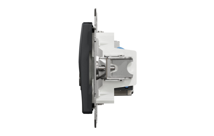 Розетка RJ45 категорія 6 UTP -TV Чорний Sedna Design - Зображення shnider_SDD114469T_IOP-R_CL.jpg