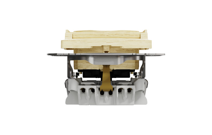 Розетка з заземленням та зі шторками, з кришкою Береза Sedna Elements - Зображення shnider_SDD180024_IOP-bot_WD.jpg