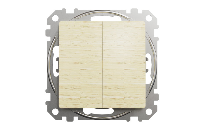 Двоклавішний вимикач Береза Sedna Elements - Зображення shnider_SDD180105_IOP-front_WD20.jpg