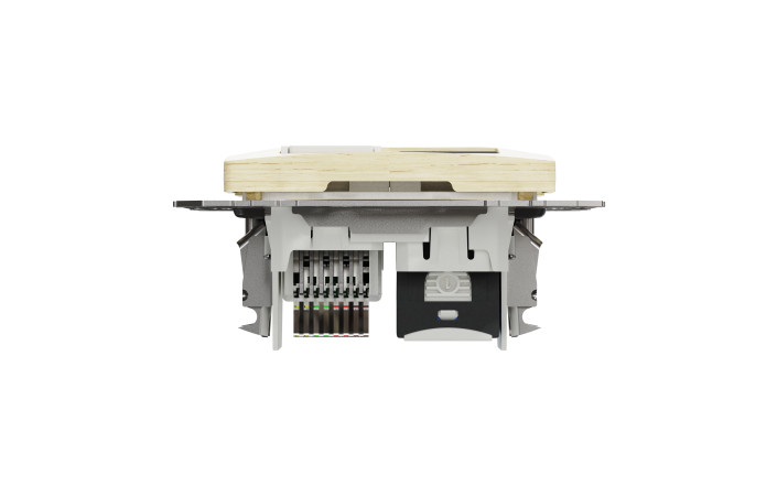 Розетка телекомунікаційна RJ45+RJ11 6UTP, береза, Sedna Design & Elements - Зображення shnider_SDD180468_IOP-bot_WD20.jpg