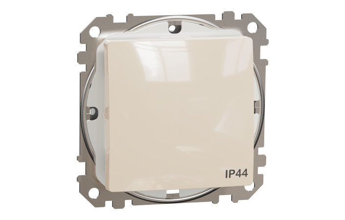 Одноклавішний вимикач, 10АX, IP44, бежевий, Sedna Design & Elements - Зображення shnider_SDD212101_IOP-def_WD20.jpg