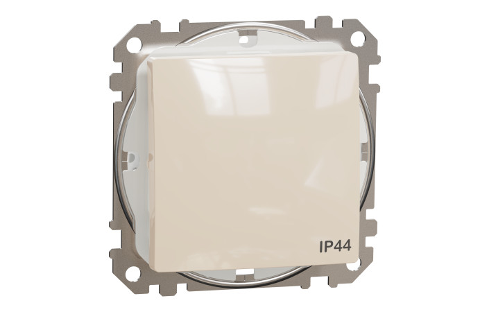 Одноклавішний перемикач IP44 Бежевий Sedna Design - Зображення shnider_SDD212106_IOP-def_WD20.jpg