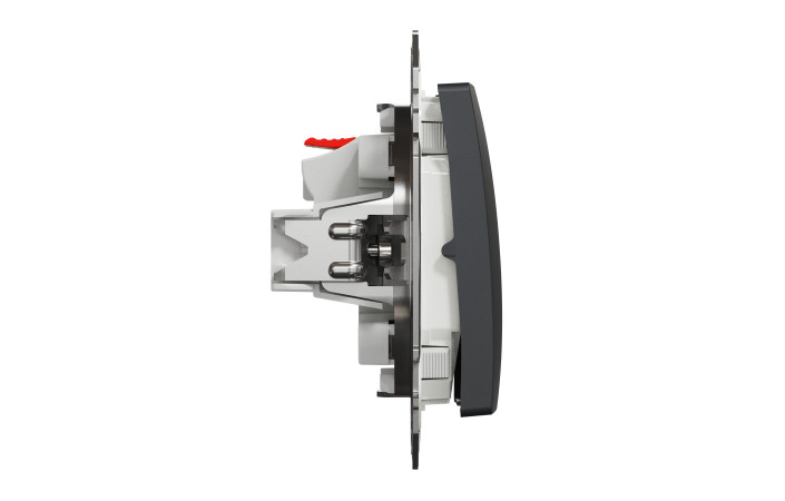 Одноклавішний вимикач, 10АX, IP44, чорний, Sedna Design & Elements - Зображення shnider_SDD214101_IOP-L_WD20.jpg