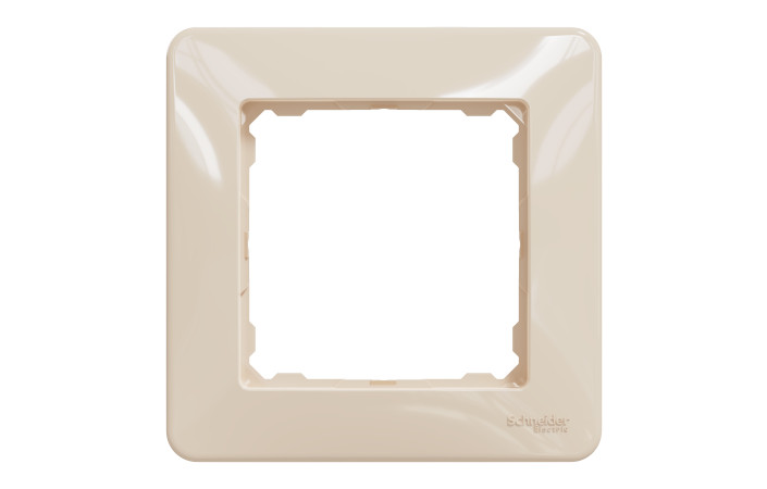 Рамка 1-постова Бежевий Sedna Design - Зображення shnider_SDD312801_IOP-front_WD20.jpg