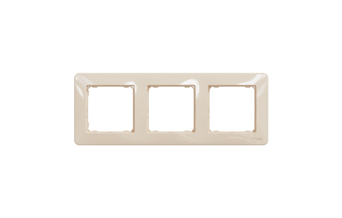 Рамка 3-постова Бежевий Sedna Design - Зображення shnider_SDD312803_IOP-front_WD20.jpg