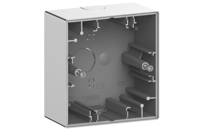 Однопостова коробка для відкритого монтажу MERTEN D-Life, нержавіюча сталь - Зображення shnider_SM_house_1G_6536.jpg