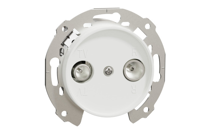 Прохідна TV-R розетка Renova, біла - Зображення shnider_WDE011732_IOP-def_CL.jpg