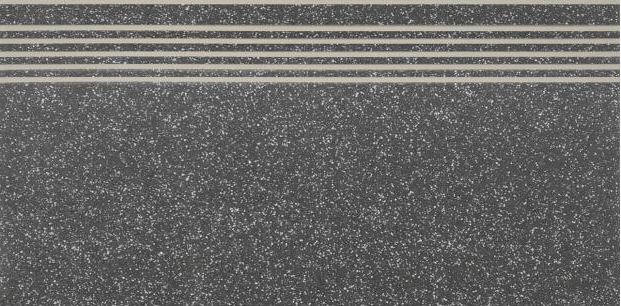 Сходинка пряма Milton Graphite Steptread 298×598x8 Cersanit - Зображення