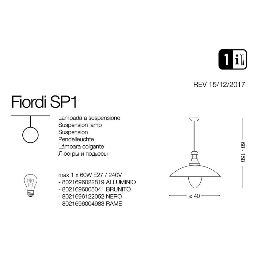 Люстра FIORDI SP1 NERO (122052), IDEAL LUX - Зображення 005041_.jpg
