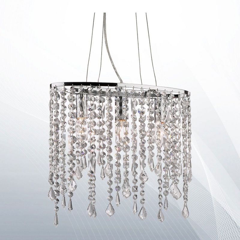 Люстра RAIN SP3 TRASPARENTE (008349), IDEAL LUX - Зображення