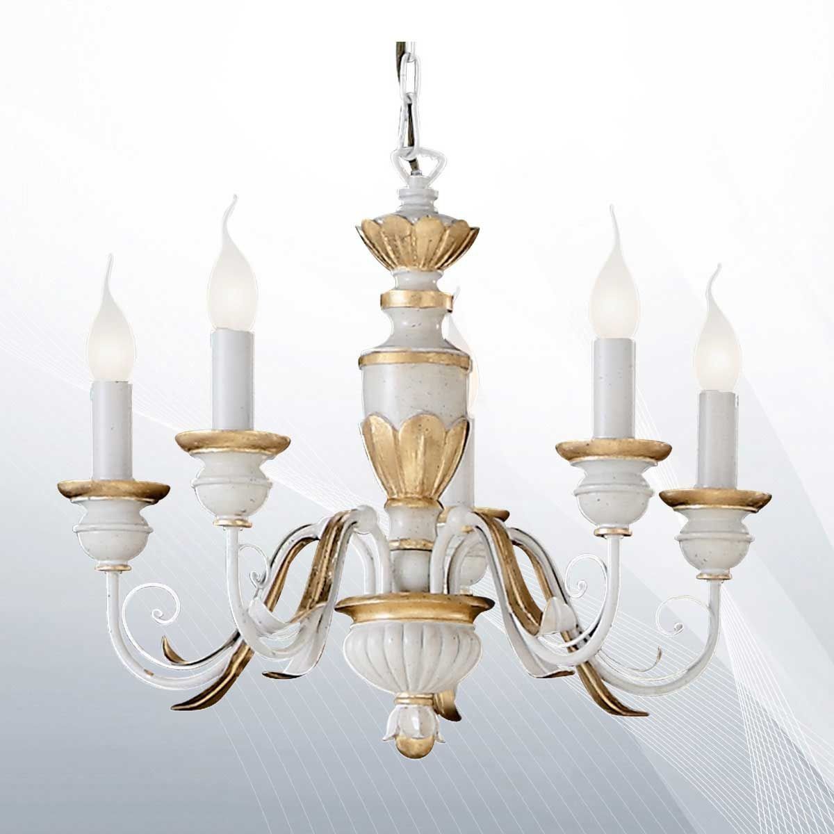 Люстра FIRENZE SP5 BIANCO ANTICO (012865), IDEAL LUX - Зображення 012865.jpg