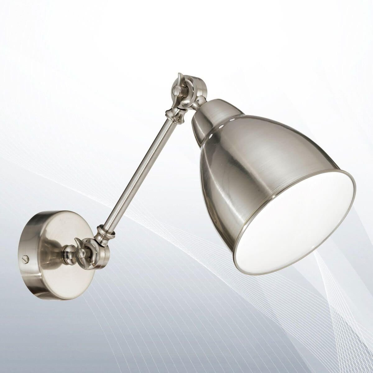 Бра NEWTON AP1 NICKEL (016399), IDEAL LUX - Зображення