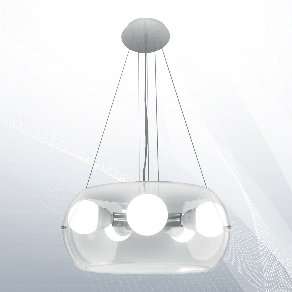 Люстра AUDI-10 SP5 TRASPARENTE (016863), IDEAL LUX - Зображення 016863.jpg