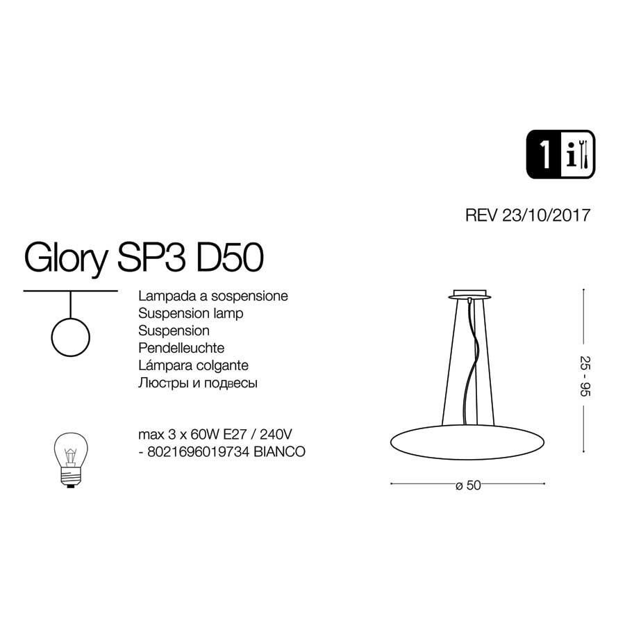 Люстра GLORY SP3 D50 (019734), IDEAL LUX - Зображення 019734-.jpg