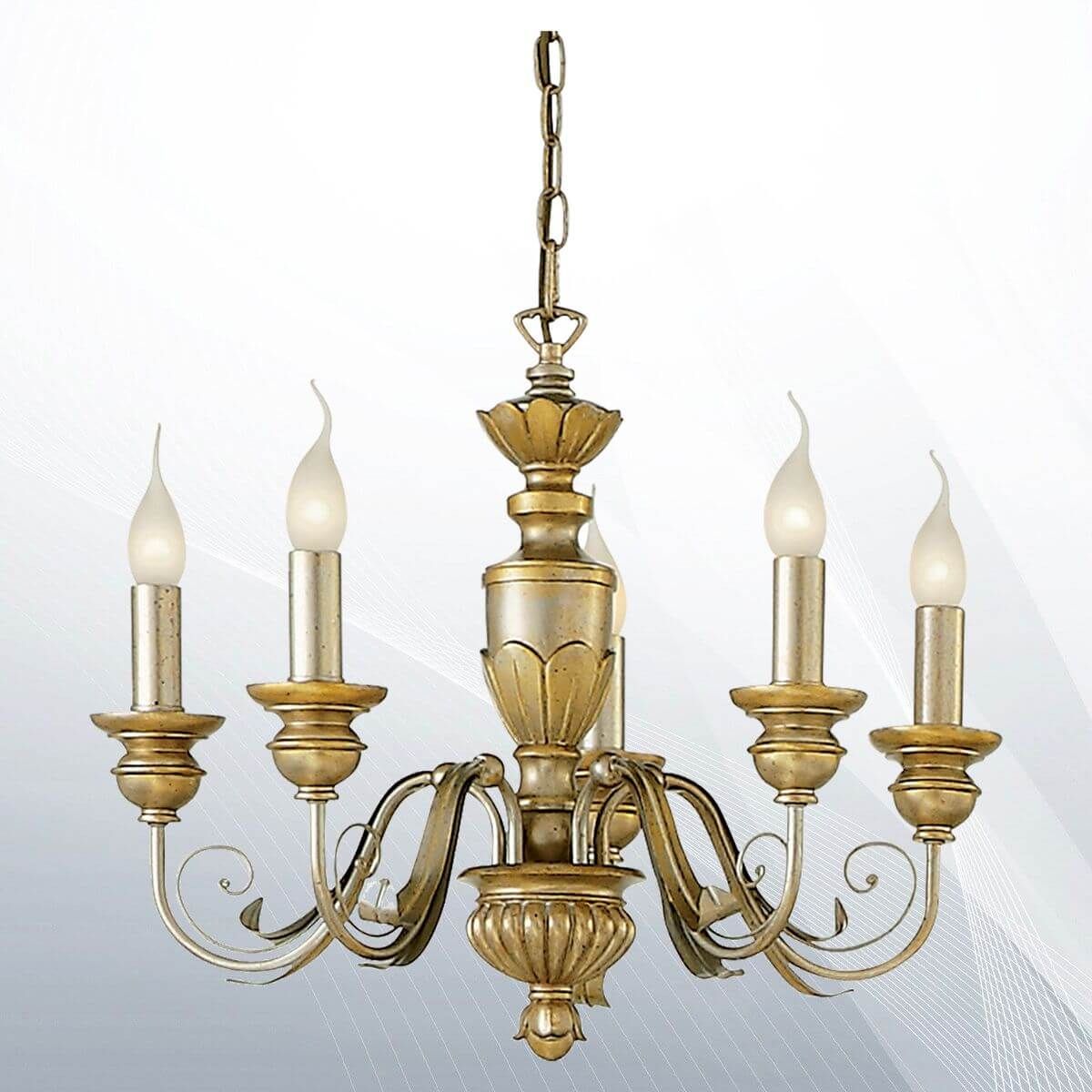 Люстра FIRENZE SP5 ORO ANTICO (020822), IDEAL LUX - Зображення