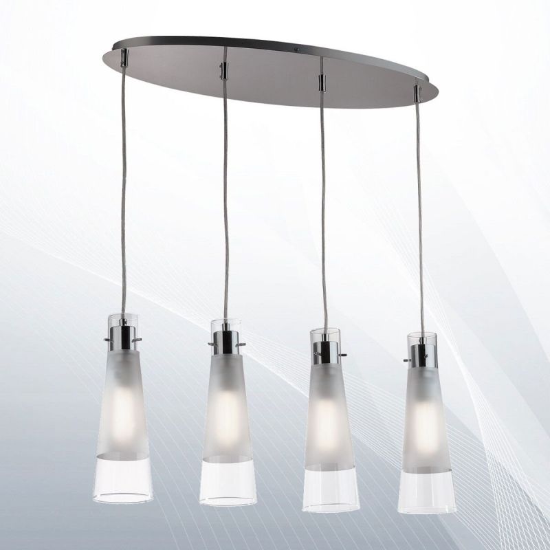 Люстра KUKY SP4 TRASPARENTE (023038), IDEAL LUX - Зображення