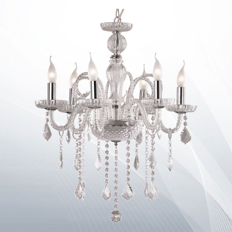 Люстра GIUDECCA SP6 TRASPARENTE (027821), IDEAL LUX - Зображення 027821.jpg