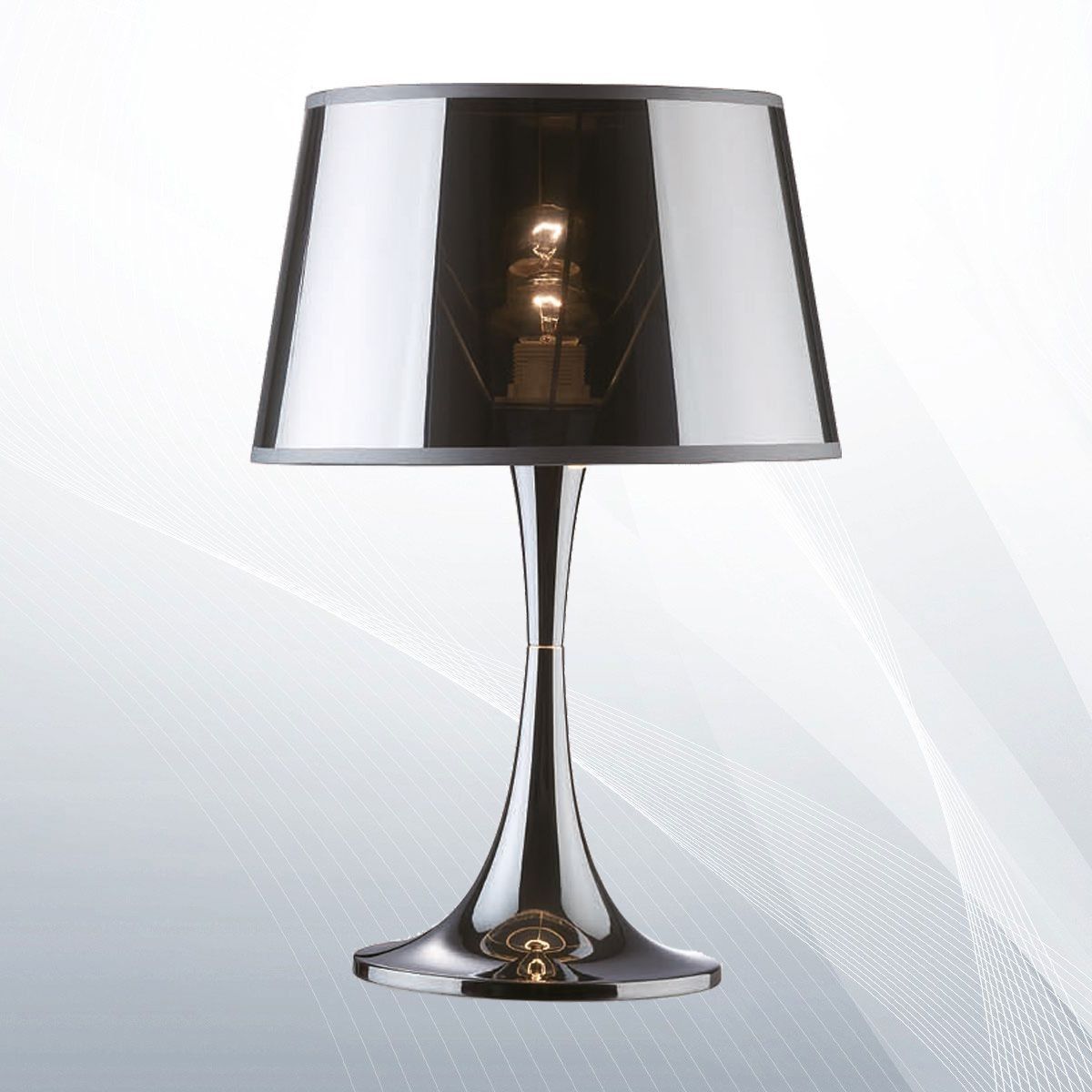 Настільна лампа LONDON TL1 BIG CROMO (032375), IDEAL LUX - Зображення