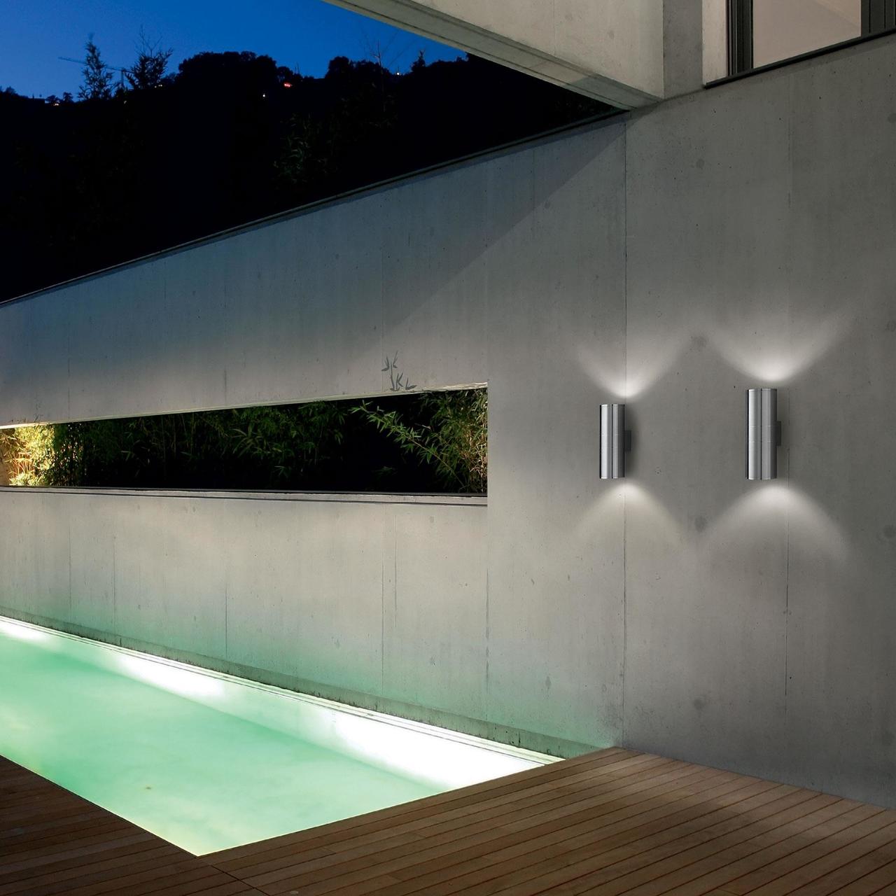 Світильник вуличний GUN AP2 SMALL BIANCO (100388), IDEAL LUX - Зображення 033020_IN.jpg