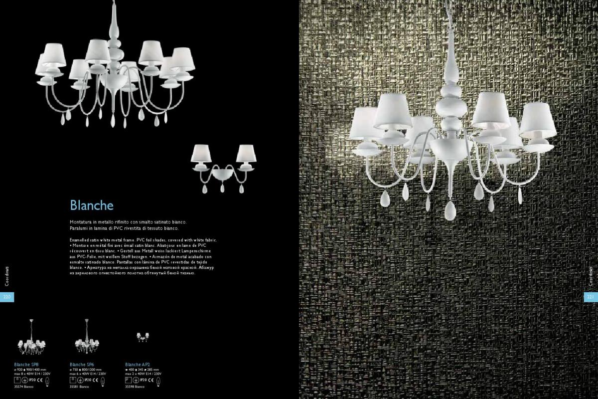 Бра BLANCHE AP2 NERO (111889), IDEAL LUX - Зображення 035598--.jpg