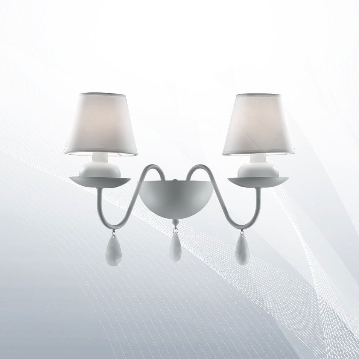 Бра BLANCHE AP2 BIANCO (035598), IDEAL LUX - Зображення