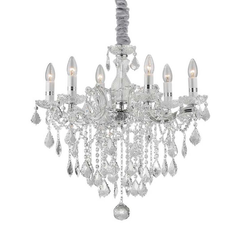Люстра FLORIAN SP6 CROMO (035628), IDEAL LUX - Зображення