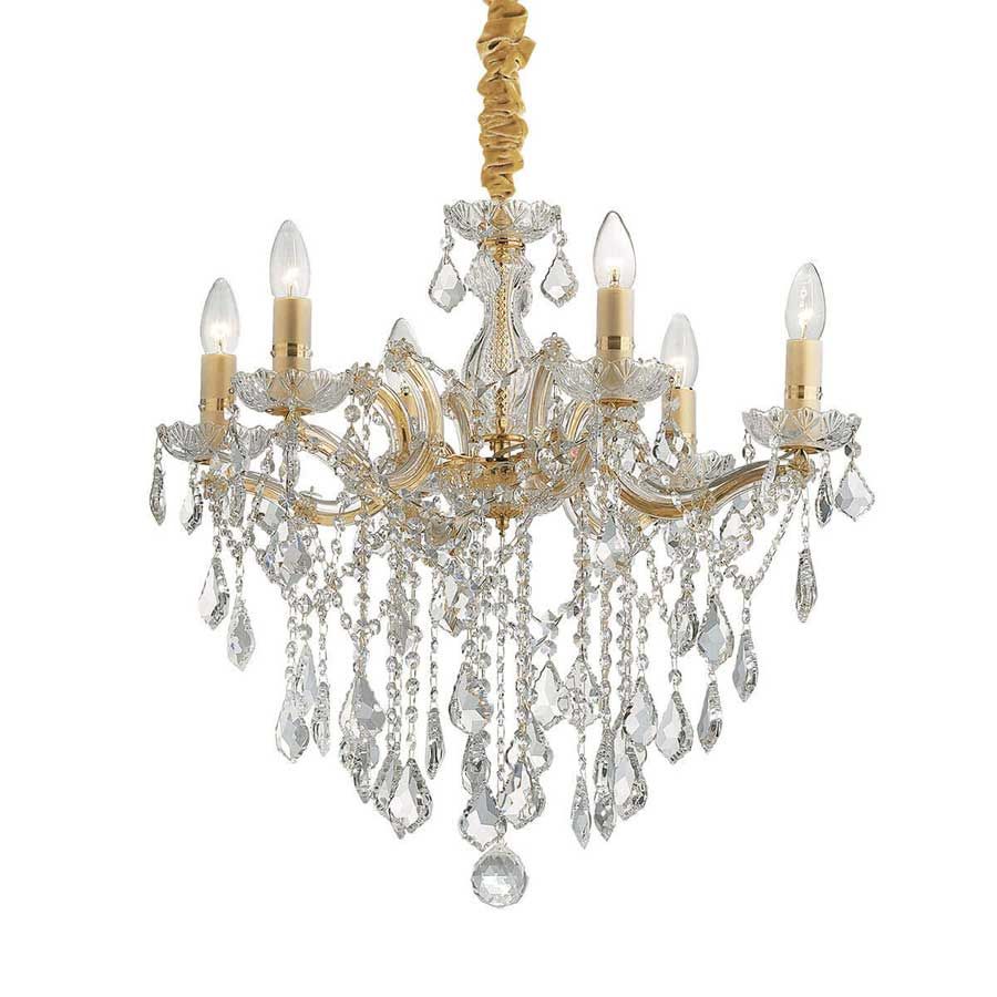 Люстра FLORIAN SP6 ORO (035635), IDEAL LUX - Зображення 035635.jpg