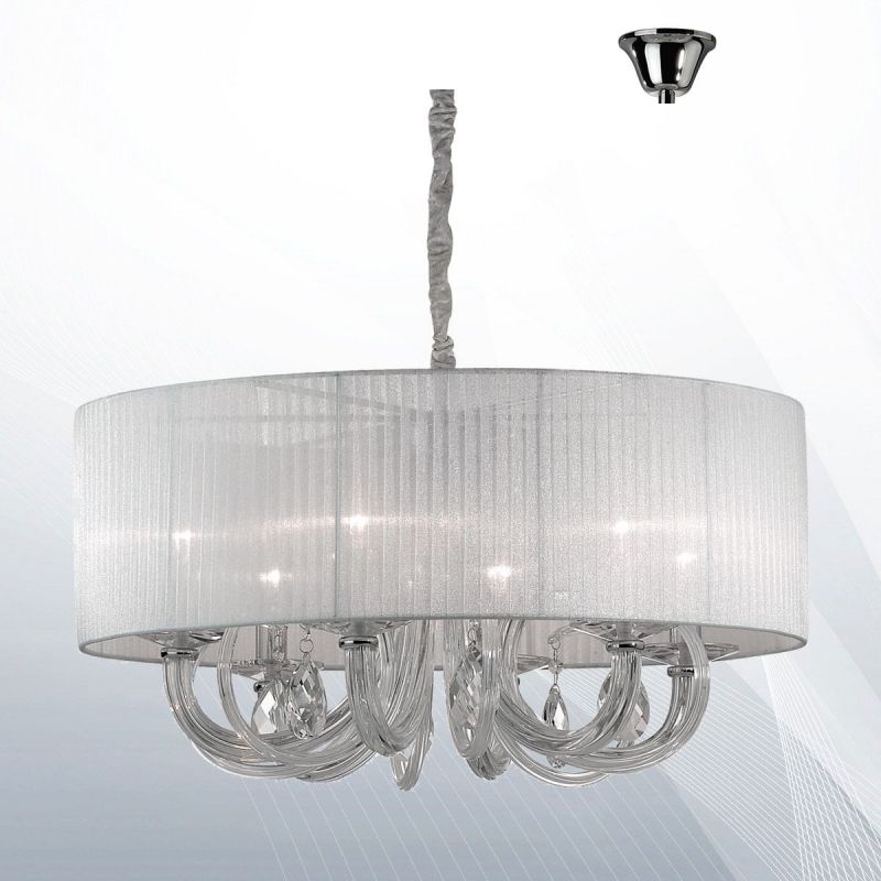 Люстра SWAN SP6 BIANCO (035826), IDEAL LUX - Зображення