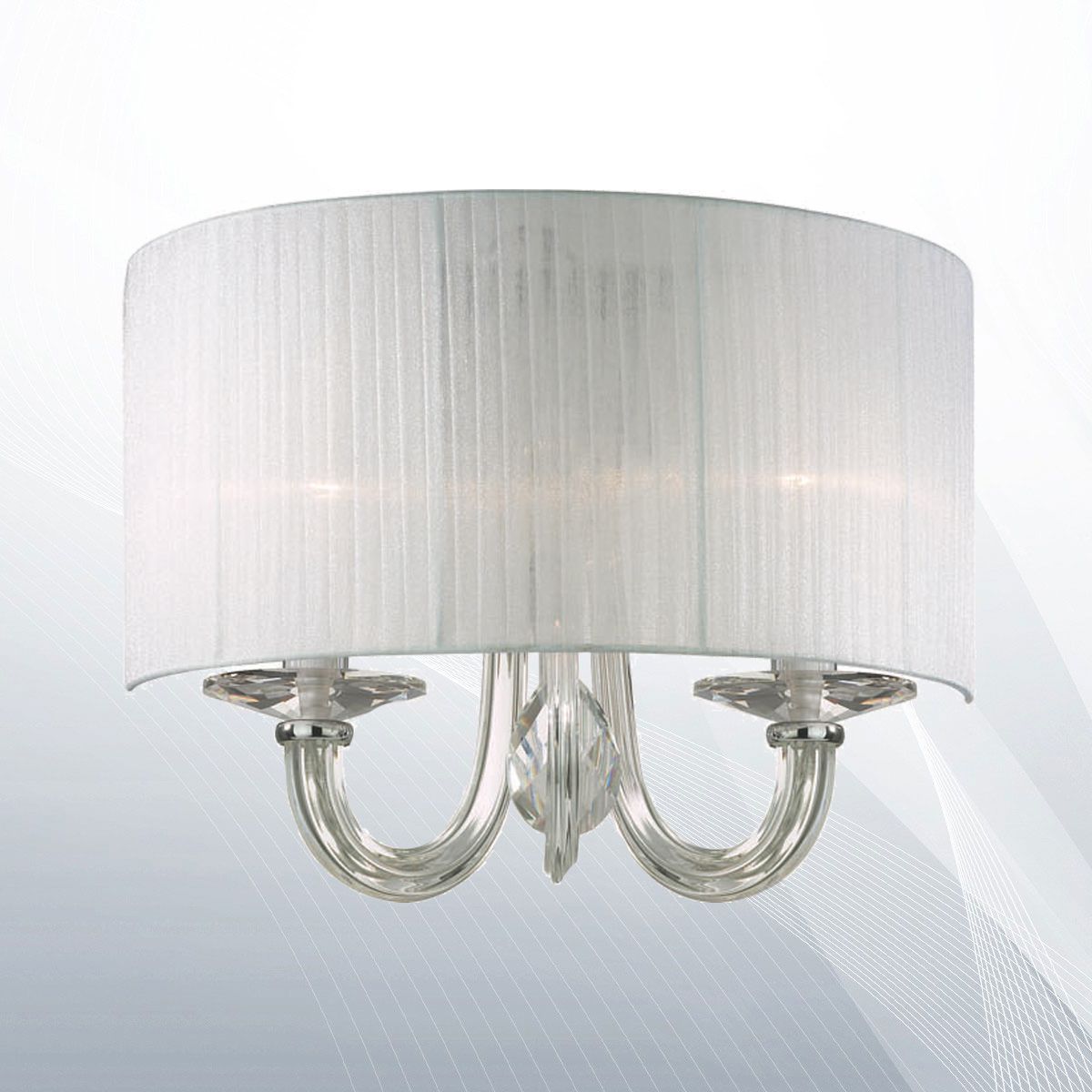 Світильник SWAN AP2 BIANCO (035864), IDEAL LUX - Зображення