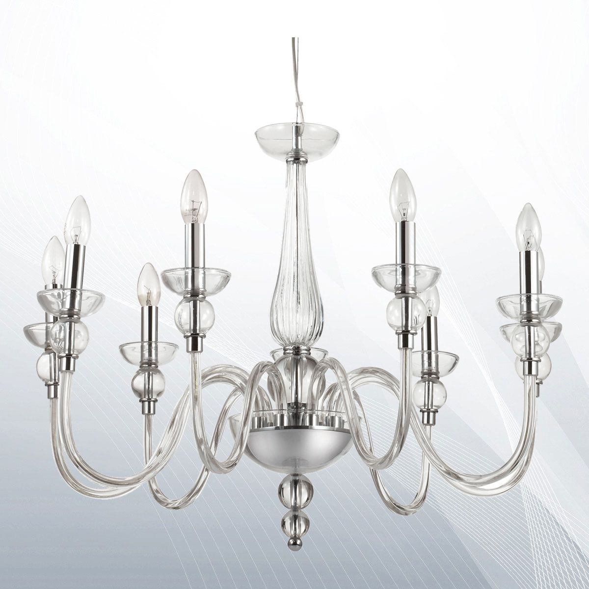 Люстра DOGE SP9 TRASPARENTE (044453), IDEAL LUX - Зображення 044453.jpg