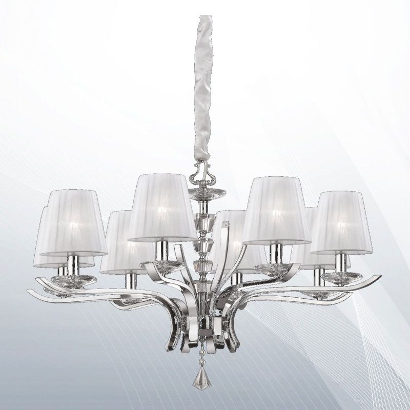 Люстра PEGASO SP8 BIANCO (059242), IDEAL LUX - Зображення