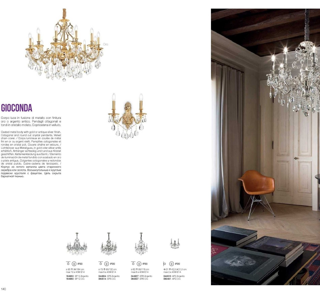 Бра GIOCONDA AP2 ORO (060491), IDEAL LUX - Зображення 060491-12-.jpg