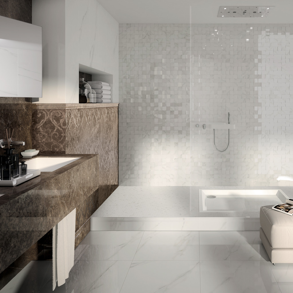 Плитка керамогранітна Jewels JW 01 LUC SQ 1200х2780x6 Mirage - Зображення 06a4e-bianco-statuario-jw-01v.jpg