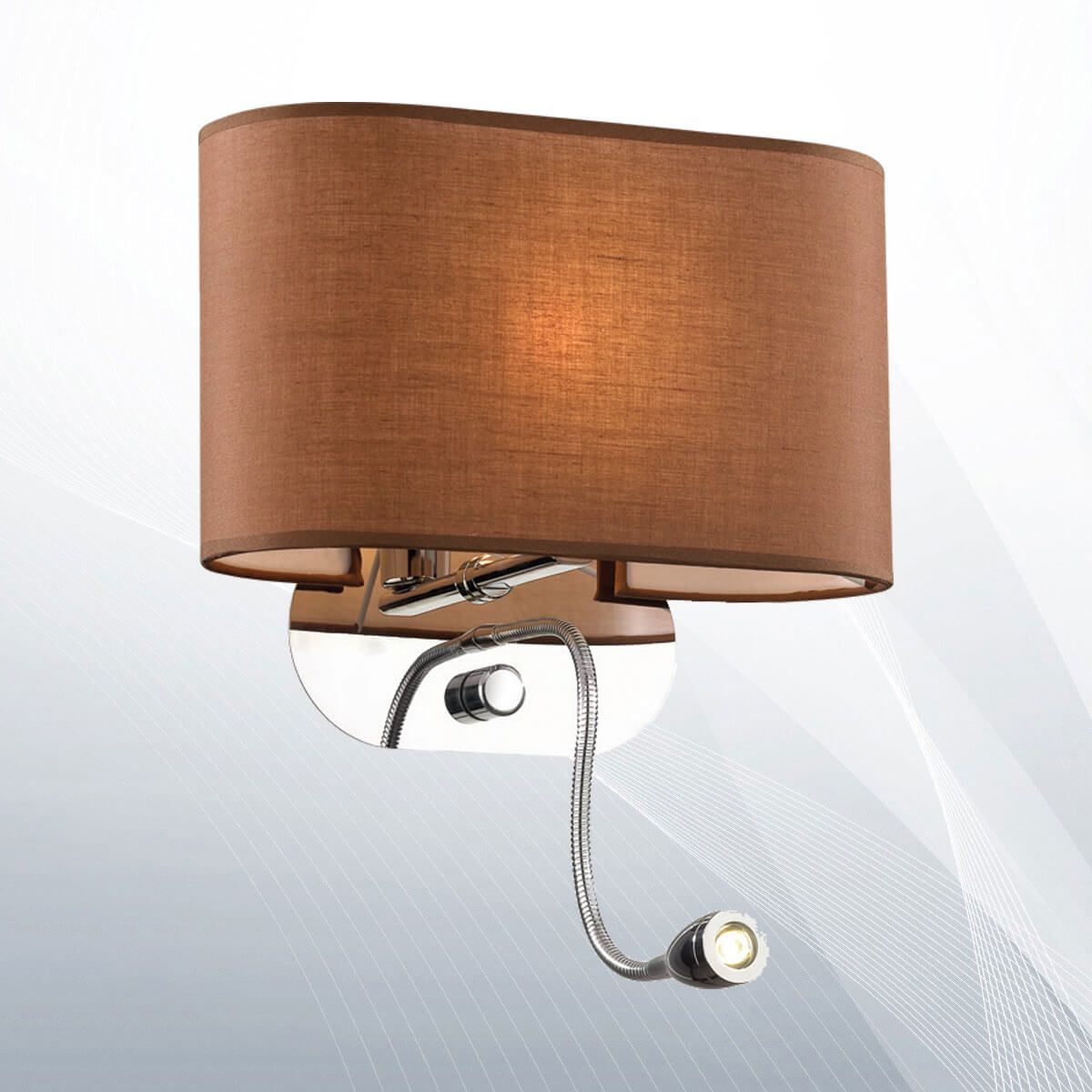 Бра SHERATON AP2 MARRONE (074917), IDEAL LUX - Зображення