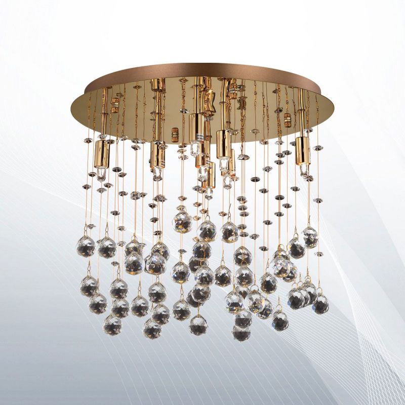 Світильник MOONLIGHT PL8 ORO (080932), IDEAL LUX - Зображення