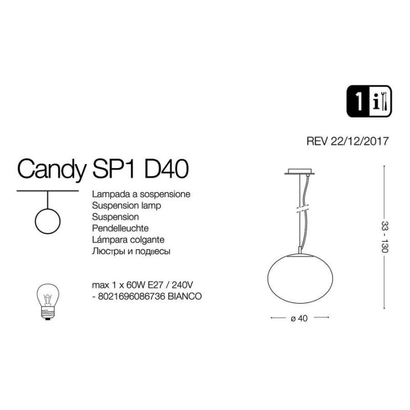 Люстра CANDY PL1 D40 (086736), IDEAL LUX - Зображення 086736-.jpg