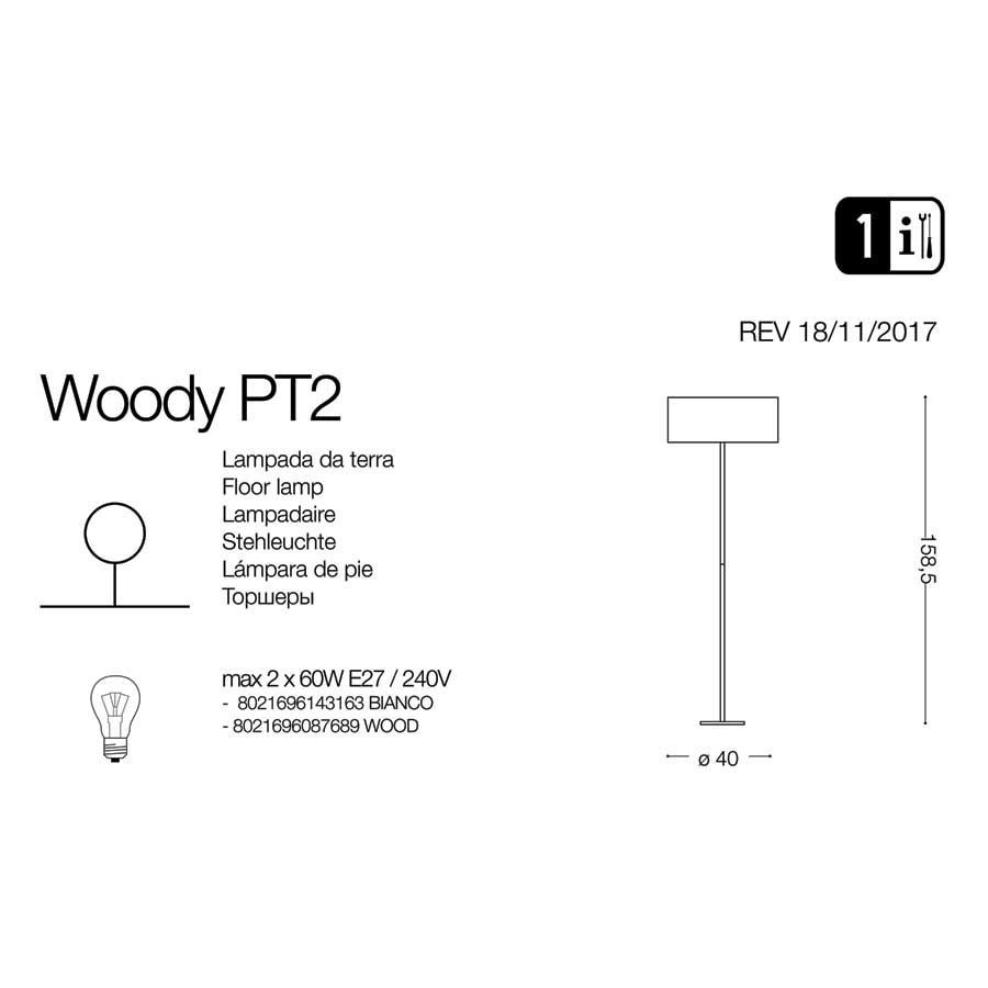 Торшер WOODY PT2 WOOD (087689), IDEAL LUX - Зображення 087689-.jpg