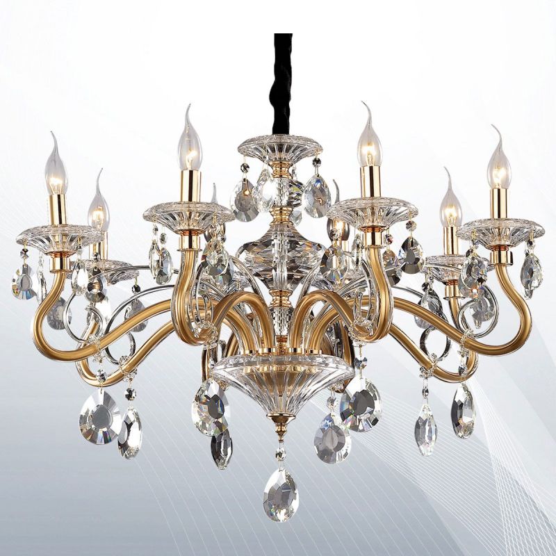 Люстра NEGRESCO SP8 ORO (087764), IDEAL LUX - Зображення