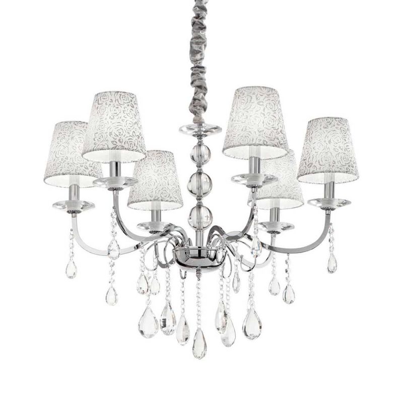 Люстра PANTHEON SP6 ARGENTO (088051), IDEAL LUX - Зображення