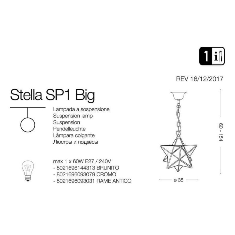 Люстра STELLA SP1 BIG (093079), IDEAL LUX - Зображення 093079-.jpg